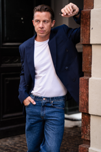 Afbeelding in Gallery-weergave laden, Premium Double-breasted Blazer - Navy
