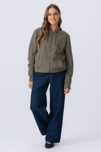 Cargar imagen en el visor de la galería, Zip Hoodie - Green
