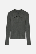 Charger l'image dans la galerie, Silje Poloneck Pullover - Dark Grey Melange
