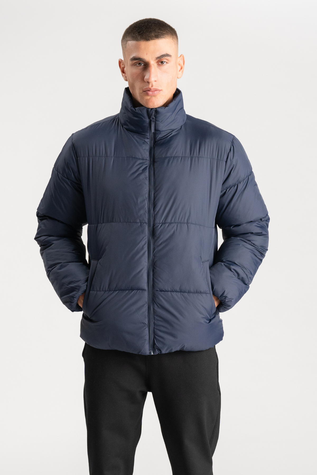 Puffer Jacket - Navy