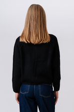 Load image into Gallery viewer, Selma Knit Zipper - Black
