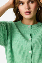 Carregar imagem no visualizador da galeria, Silly O-Neck Knit Cardigan - Sprucestone Melange
