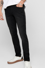 Carregar imagem no visualizador da galeria, Calças de ganga Loom Jog - Denim Preto

