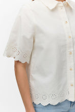 Load image into Gallery viewer, Lysa Color Brod Shirt - Bright White
