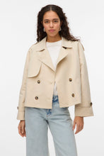 Carregar imagem no visualizador da galeria, Chloe Short Trenchcoat - Oatmeal
