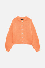 Load image into Gallery viewer, Wilo O-Neck Cardigan - Cantaloupe
