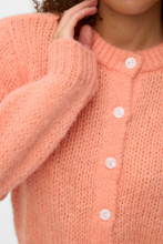 Load image into Gallery viewer, Wilo O-Neck Cardigan - Cantaloupe
