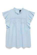 Load image into Gallery viewer, Trine Lace Top - Cashmere Blue
