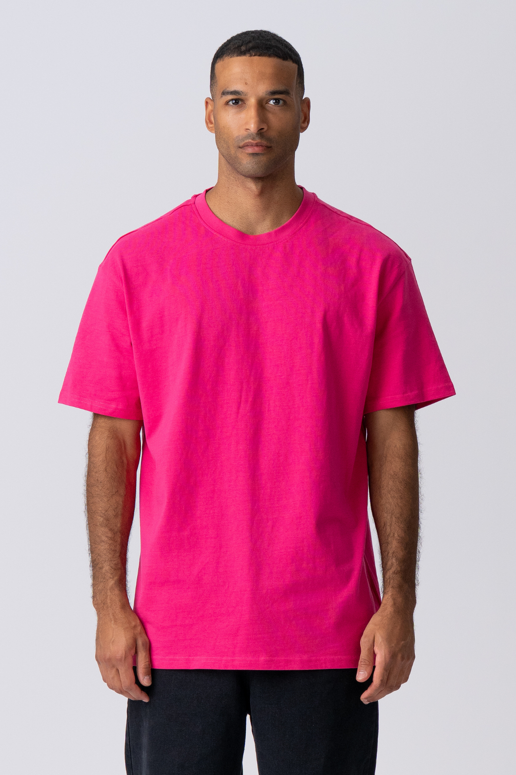 T-shirt surdimensionné - rose