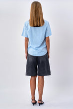 Load image into Gallery viewer, Short Sleeve Linen Shirt - Light Blue

