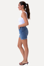 Load image into Gallery viewer, The Original Performance Denim Shorts - Medium Blue Denim (Woman)
