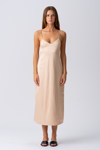 Cargar imagen en el visor de la galería, Elina Strap Dress - Beige
