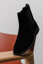 Load image into Gallery viewer, Chelsea Boots - Black Suede
