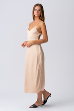 Cargar imagen en el visor de la galería, Elina Strap Dress - Beige
