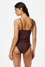 Carica l'immagine nel visualizzatore di Gallery, Baomi Ruching Swimsuit - Deep Mahogany
