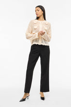 Load image into Gallery viewer, Enny Flower Knit Cardigan - Birch
