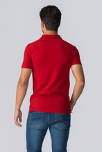 Load image into Gallery viewer, Muscle Polo Shirt - Red
