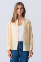 Load image into Gallery viewer, Layla Striped Shirt - Yellow
