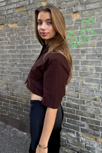 Load image into Gallery viewer, Noemi Short Shirt - Brown
