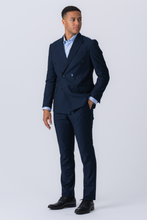 Afbeelding in Gallery-weergave laden, Premium Double-breasted Blazer - Navy
