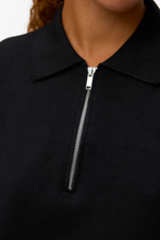 Afbeelding in Gallery-weergave laden, Gold 2/4 Poloneck Pullover - Black
