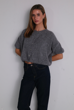 Load image into Gallery viewer, Mary Short Sleeved Knit - Grey

