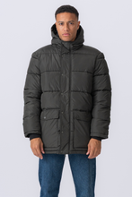 Afbeelding in Gallery-weergave laden, Long Puffer Jacket - Olive
