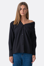Load image into Gallery viewer, Serena Oversized Shirt - Black
