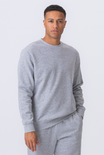 Cargar imagen en el visor de la galería, Essential Crewneck - Grey Melange

