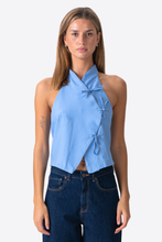 Carregar imagem no visualizador da galeria, Silva Striped Top - Blue
