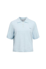 Load image into Gallery viewer, Debbie Knit Polo - Winter Sky Melange
