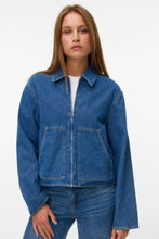 Load image into Gallery viewer, Aura Denim Jacket - Medium Blue Denim
