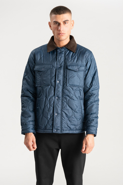 Quilted Jacket - Navy