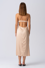 Cargar imagen en el visor de la galería, Elina Strap Dress - Beige
