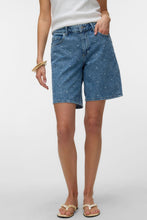 Load image into Gallery viewer, Tess Mr Long Denim Short - Medium Blue Denim - Heart
