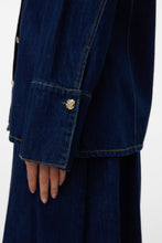Load image into Gallery viewer, Nikka Denim Shirt - Dark Blue Denim

