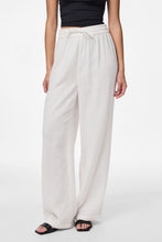 Load image into Gallery viewer, Sastina High-Waisted Wide Pants - Cloud Dancer
