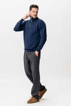 Load image into Gallery viewer, Sweatshirt Half Zip - Navy
