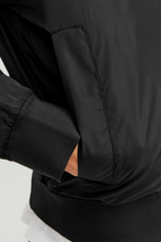 Charger l&#39;image dans la galerie, Veste de bombardier en argile - noir
