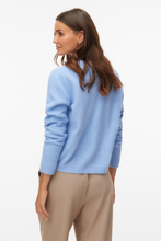 Load image into Gallery viewer, Fiona Short Button Cardigan - Brunnera Blue Melange
