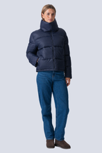 Load image into Gallery viewer, Short Puffer Jacket - Navy
