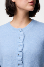 Carica l'immagine nel visualizzatore di Gallery, Lydia Frill Knit Cardigan - Cashmere Blue
