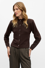 Carica l'immagine nel visualizzatore di Gallery, Zari Knit Cardigan - Seal Brown Melange
