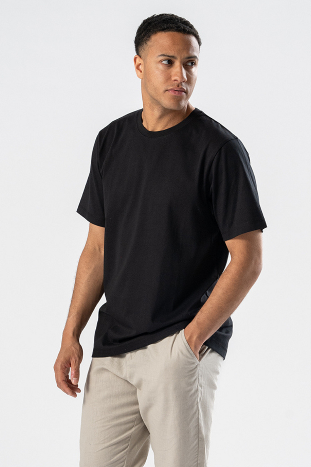 T -shirt muscolare premium - nero