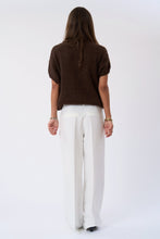 Load image into Gallery viewer, Chloe Short Sleeved Knit - Chocolate
