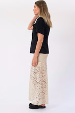 Load image into Gallery viewer, Amara Lace Maxi Skirt - Light Beige
