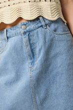 Charger l&#39;image dans la galerie, Abbi A-Shape Skirt - Light Blue Denim
