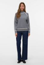 Load image into Gallery viewer, Gold Highneck Pullover - Medium Grey W. Birch
