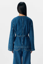 Load image into Gallery viewer, Mallie Blazer - Medium Blue Denim

