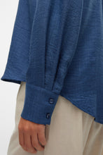 Load image into Gallery viewer, Melaney Queeny Shirt - Dark Denim Melange
